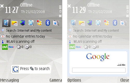 Google Search S60 Google Search S60