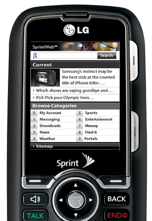 Lg Rumor with Sprint Web