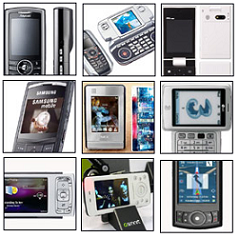 exotic cell phones PNG