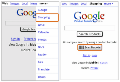 Google Barcode Scanning