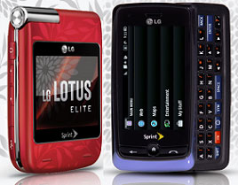 LG Lotus Elite and LG Rumor Touch