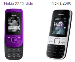 Nokia 2220 Slide, Nokia 2690