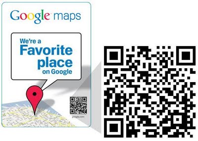 Screenshot of Google Favorite Place Decal