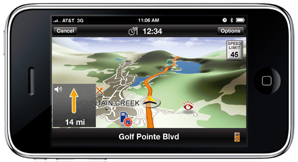 MobileNavigator iPhone GPS app